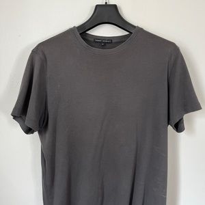 Robert Barakett The Barakett Tee Short Sleeve Pima Cotton Charcol Shirt Medium